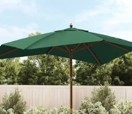 (ALB 25/4 - No:83) - Patio Umbrella (3m Large Green)