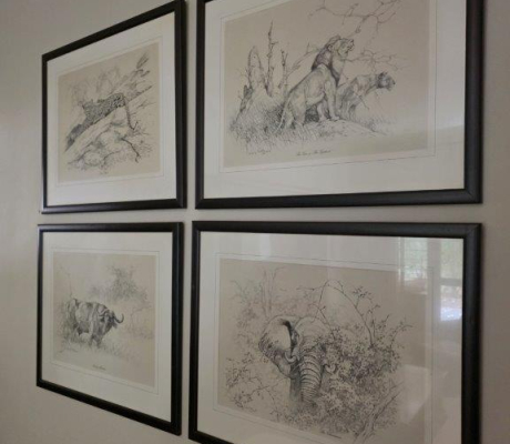 (LF42) Set of 4 animal prints