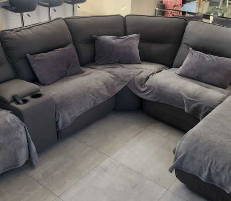 L SHAPE RECLINER LAZY BOY COUCH