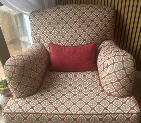 Pair of upholstered Wingback Chair