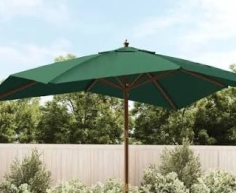 (ALB 25/4 - No:83) - Patio Umbrella (3m Large Green)
