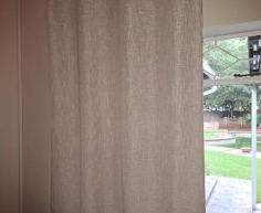 4 DROPS LINED CREAM CURTAINS - 2.5M LONG - R400 (C BENONI)
