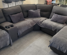 L SHAPE RECLINER LAZY BOY COUCH