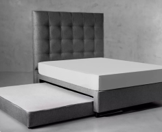QUEEN DUAL BED SET INCLUDING SEALY NEW MATTRESS AND QUEEN HEADBOARD