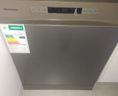HISENSE 13 PLACE WITH LED DISPLAY TITANIUM GREY DISHWASHER