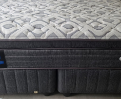 SEALY KING SIZE BED WITH HEADBOARD