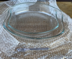No:  50  (KP-STORE) -2 X GLASS OVEN DISHES  - R80