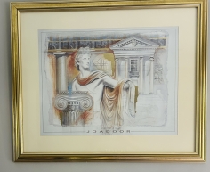 (ALB 25/4 - No:37) - Painting ("Roman Illusions II") (103cm W x 83cm H)