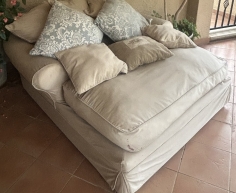 (ALB 25/4 - No:72) - Large Coricraft Daybed - Was R2000 Now R 1500