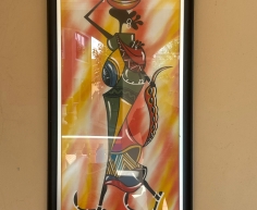 (ALB 25/4 - No:78) - Painting - 1 (115cm H x 65cm W)